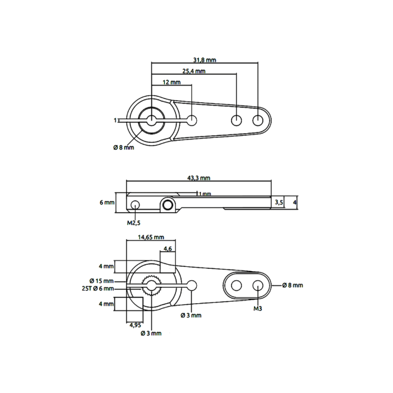 CHASERVO Arm 0625.32
