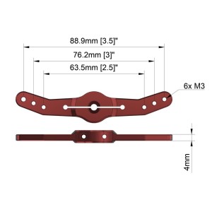 CHASERVO Double Arm 0825 Offset Red 2